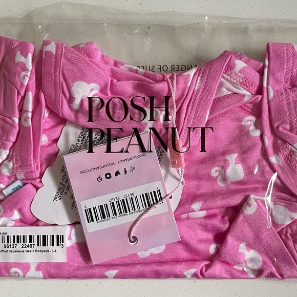 Posh Barbie™ Ruffled Cap Sleeve Bodysuit - Picture 2 of 2